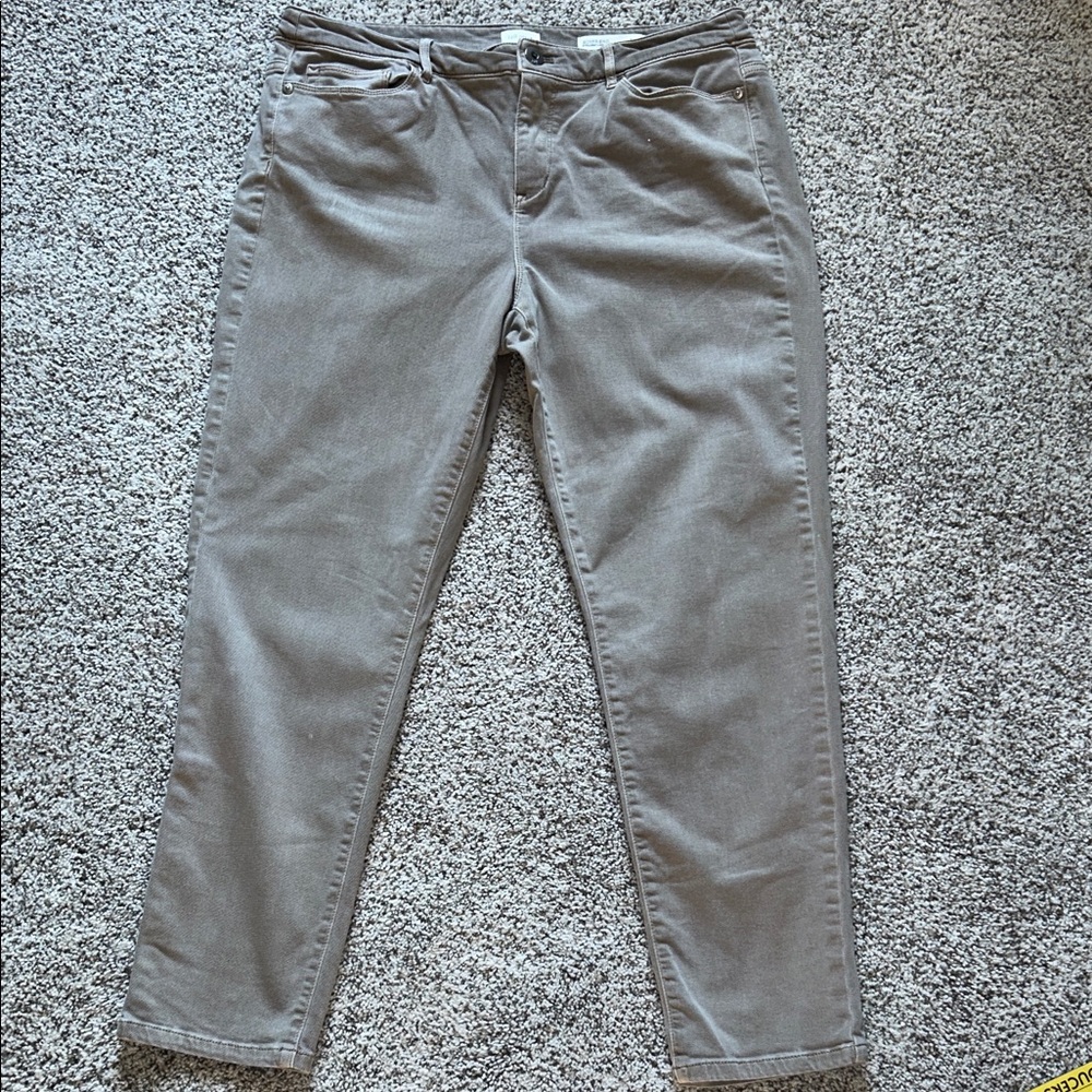 J. Jill Tan Denim Pants